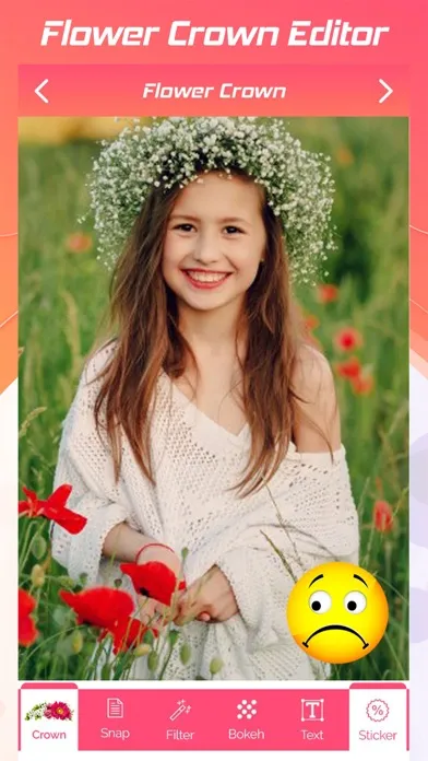 Tangkapan skrin Flower Crown Editor