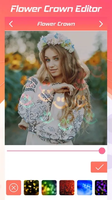 Tangkapan skrin Flower Crown Editor