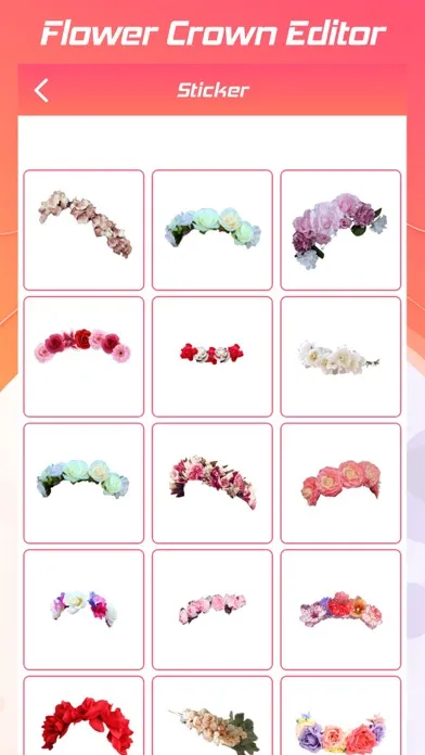 Tangkapan skrin Flower Crown Editor