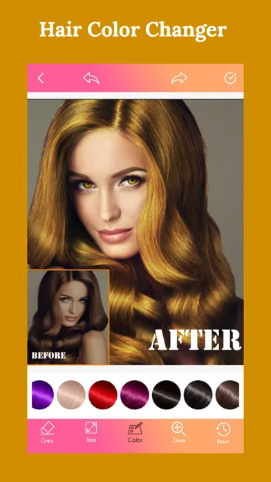 Screenshot di Hair Color Changer New