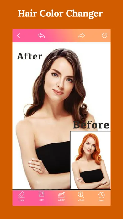Screenshot di Hair Color Changer New