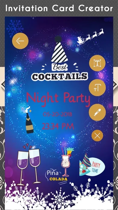 Invitation Card Creator স্ক্রিনশট
