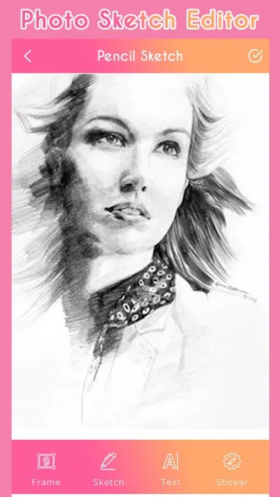 ภาพหน้าจอของ Photo Sketch Editor