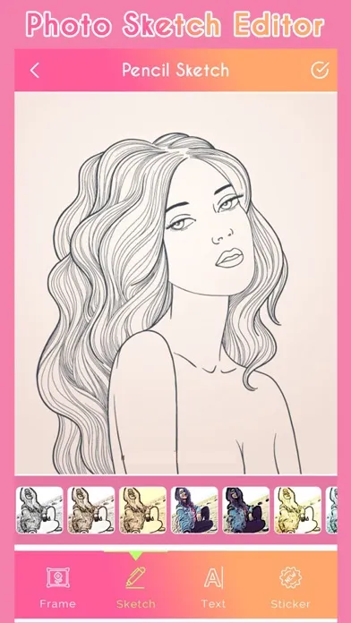 ภาพหน้าจอของ Photo Sketch Editor