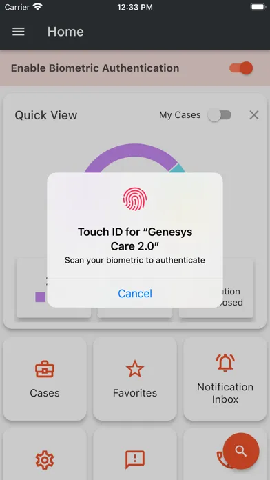 Captures d'écran de Genesys Care 2.0