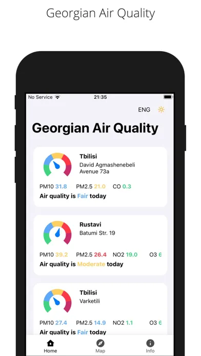 Georgian Air Quality 스크린샷