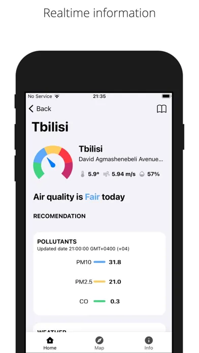Georgian Air Quality 스크린샷