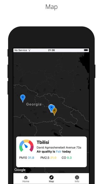 Georgian Air Quality 스크린샷
