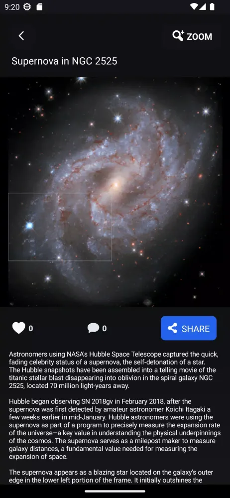 Hubble Space Telescope Tracker Screenshots