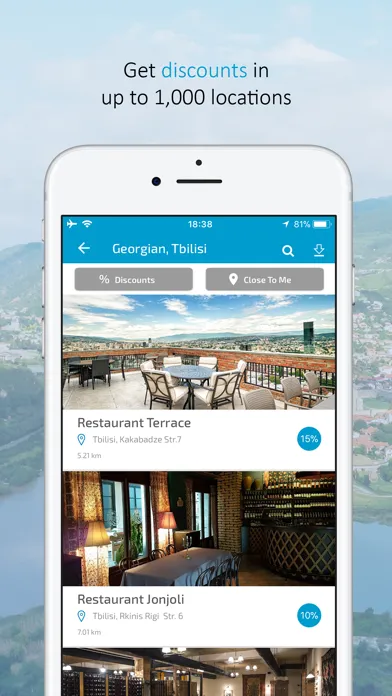 Zrzuty ekranu Guide-U: Georgian Travel App
