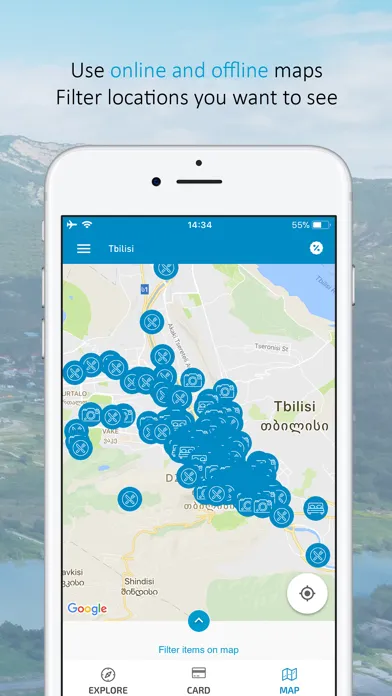Zrzuty ekranu Guide-U: Georgian Travel App