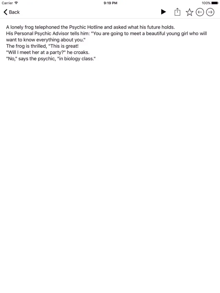 ภาพหน้าจอของ Jokes Unlimited ( Offline ) iPad 