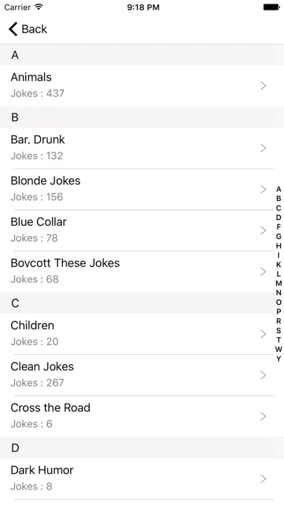 ภาพหน้าจอของ Jokes Unlimited ( Offline )