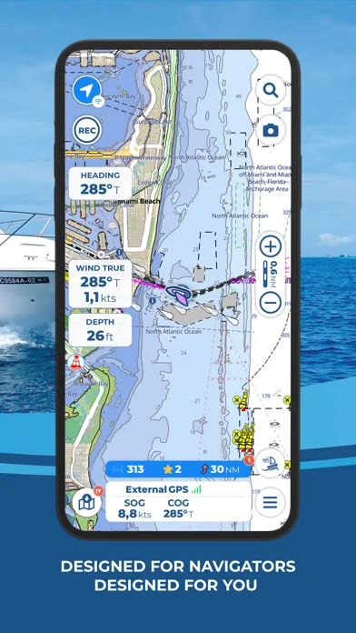 Aqua Map Boating スクリーンショット