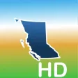 Aqua Map Br. Columbia Lakes HD