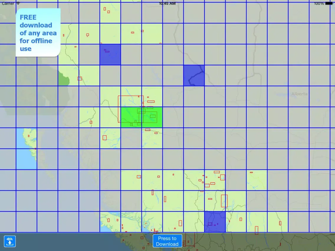 Aqua Map Br. Columbia Lakes HD iPad 應用截圖