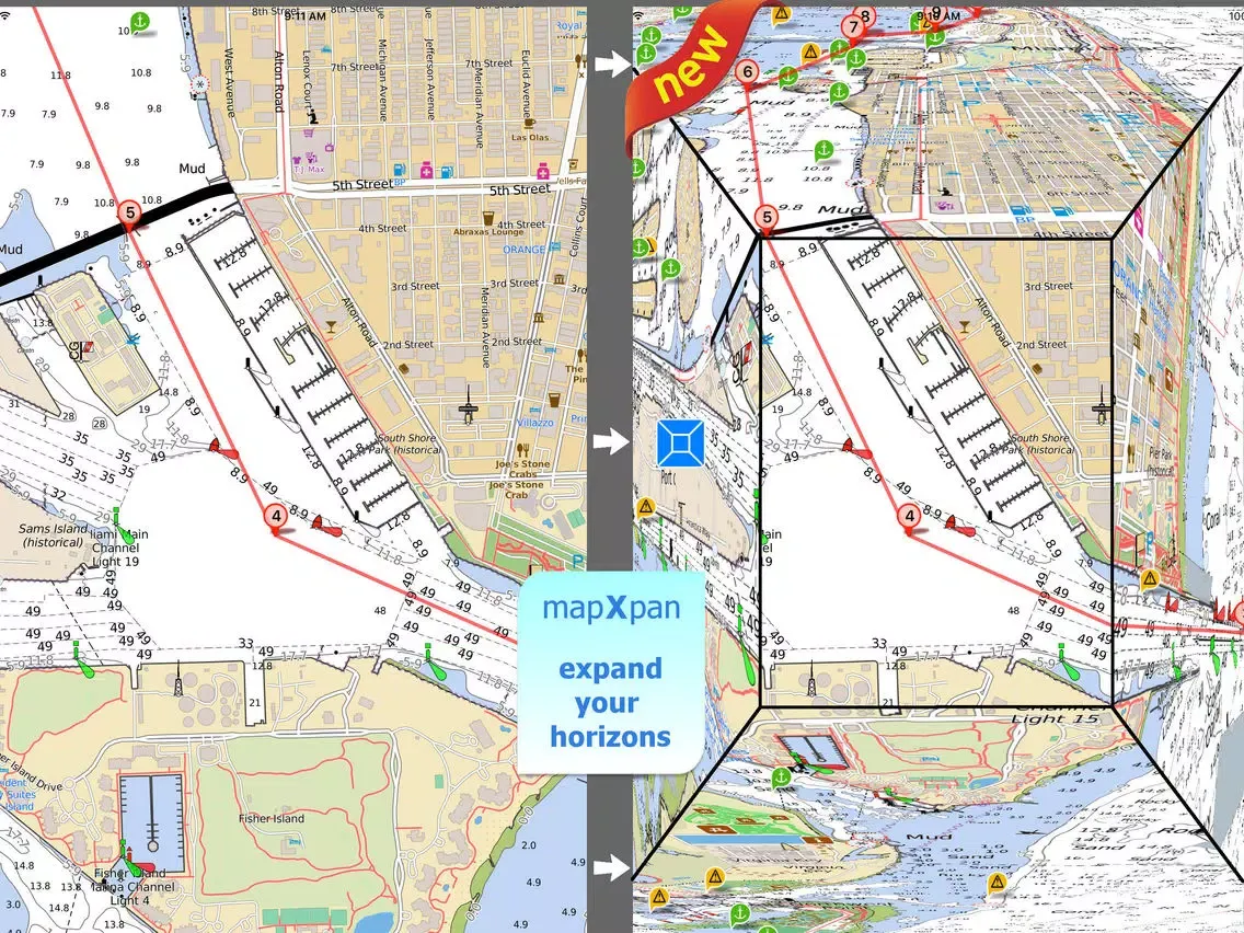 Aqua Map Connecticut Lakes HD iPad  Screenshots