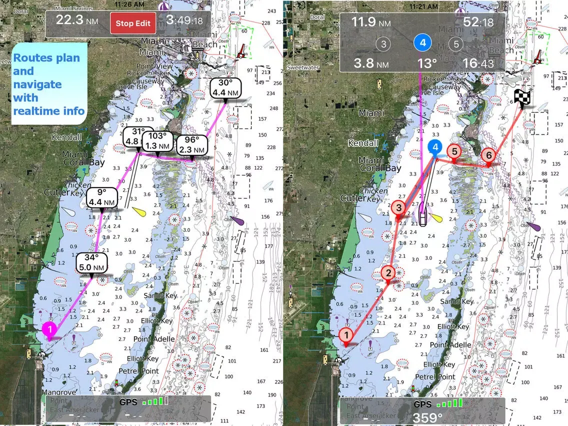 Aqua Map Connecticut Lakes HD iPad  Screenshots