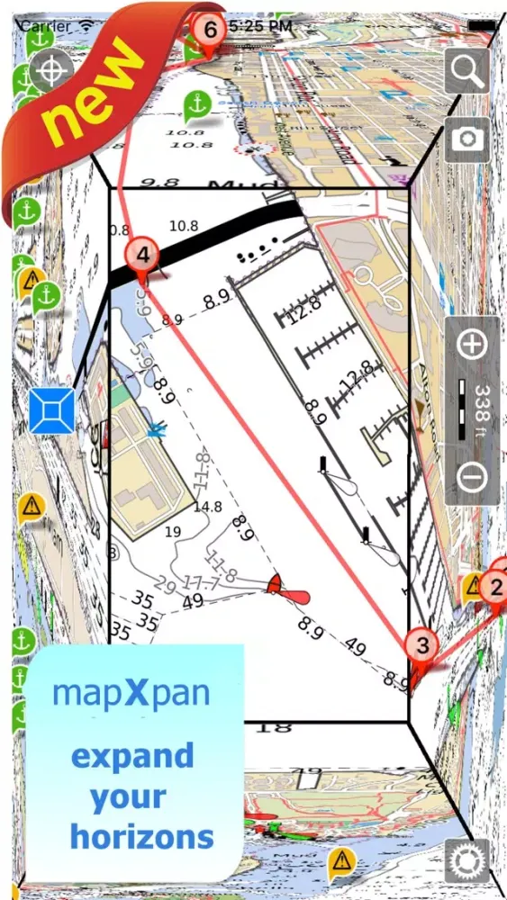 Aqua Map Connecticut Lakes HD Screenshots