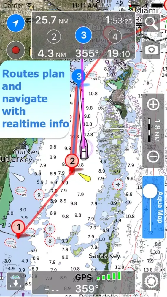 Aqua Map Connecticut Lakes HD Screenshots