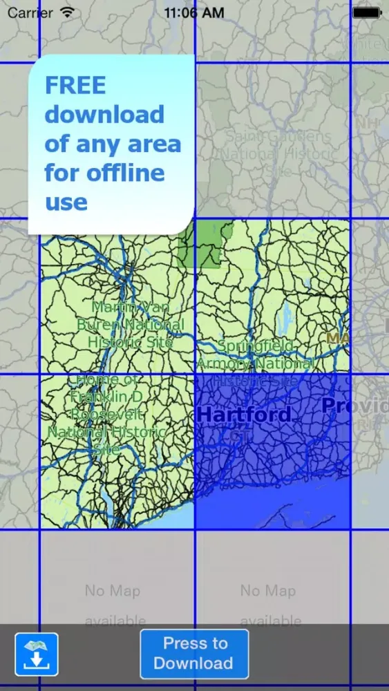 Aqua Map Connecticut Lakes HD Screenshots
