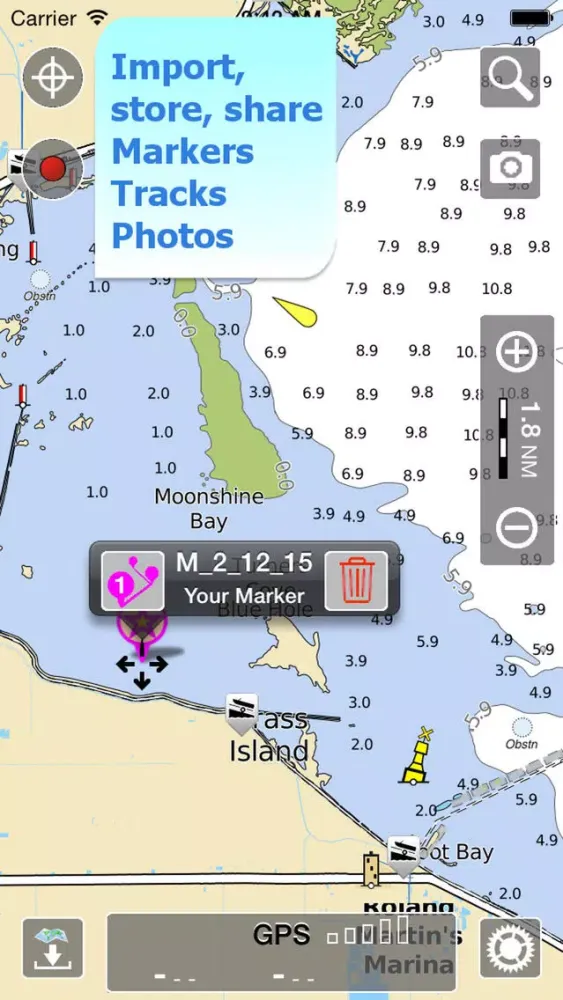 Aqua Map Florida Lakes GPS HD Screenshots