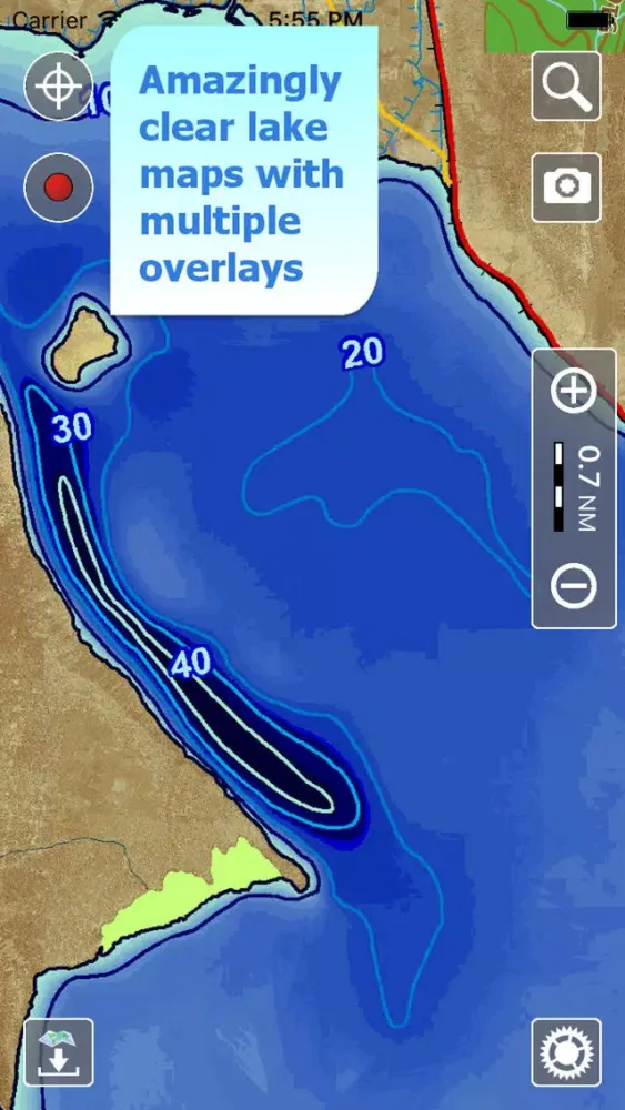 Aqua Map Oregon Lakes GPS HD Screenshots