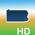 Aqua Map Pennsylvania Lakes HD