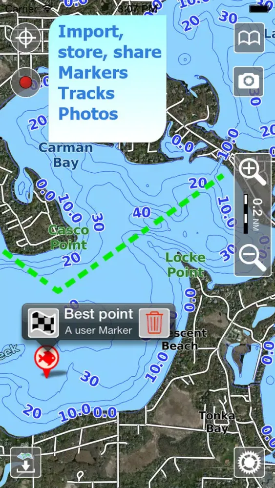 صور Aqua Map Yukon Lakes GPS HD