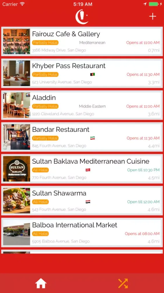 Ảnh chụp màn hình của Halal Foodie