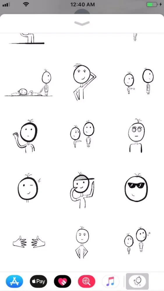 Comic Stickers スクリーンショット