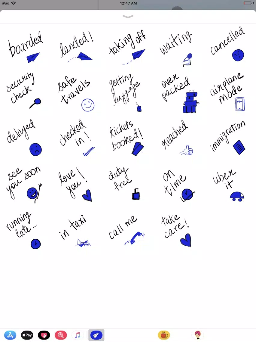 Flight Status Stickers iPad 应用截图