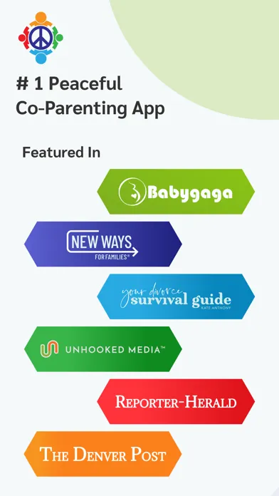 Ảnh chụp màn hình của Peaceful CoParenting Messenger