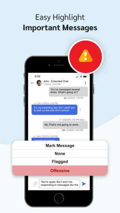 Ảnh chụp màn hình của Peaceful CoParenting Messenger