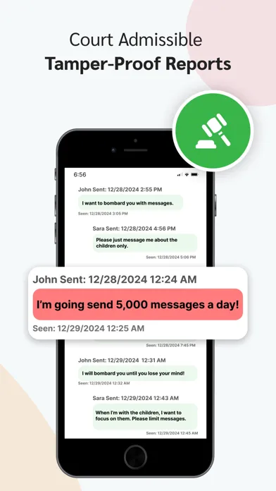 Ảnh chụp màn hình của Peaceful CoParenting Messenger