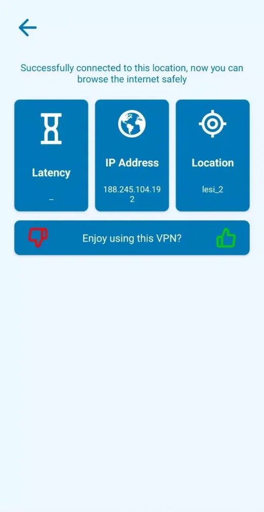 Ảnh chụp màn hình của GEM VPN