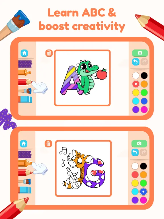 Screenshot di DRAWING Games for Kids & Color iPad 