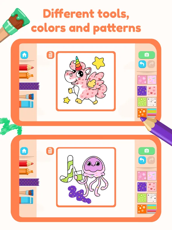 Screenshot di DRAWING Games for Kids & Color iPad 
