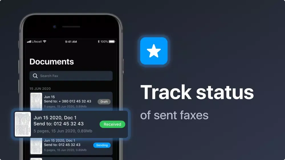 Ảnh chụp màn hình của Fax Guru: Send Fax from Phone