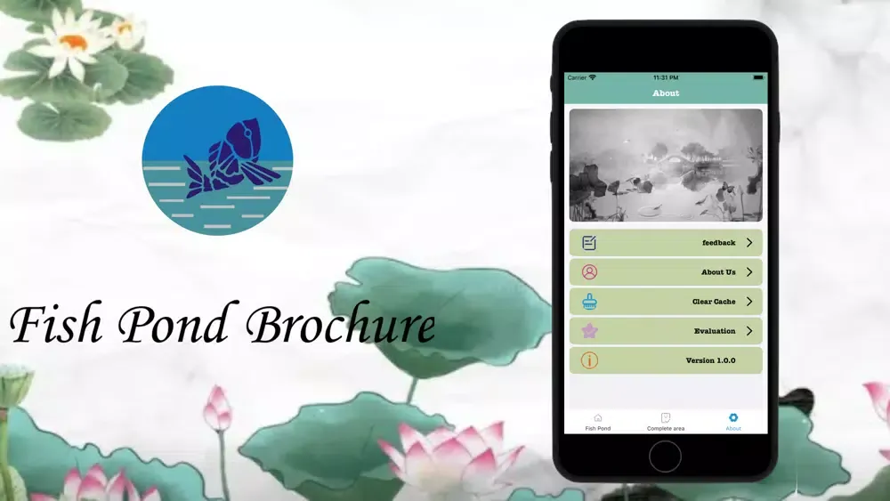 Fish Pond Brochure Screenshots
