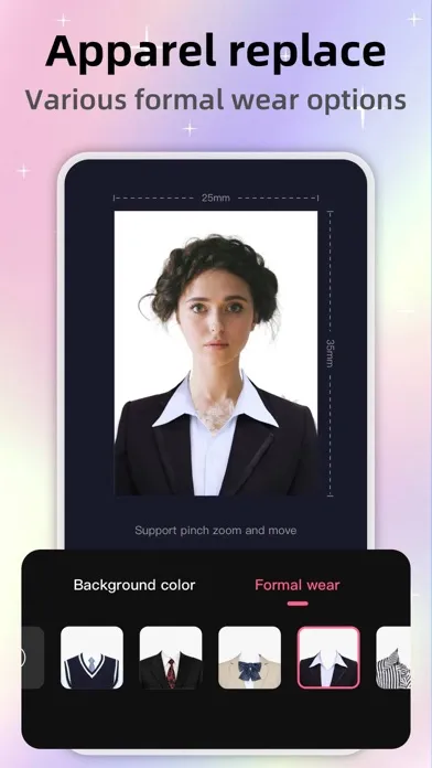 Passport Photo Editor Eraser سکرین شاٹس