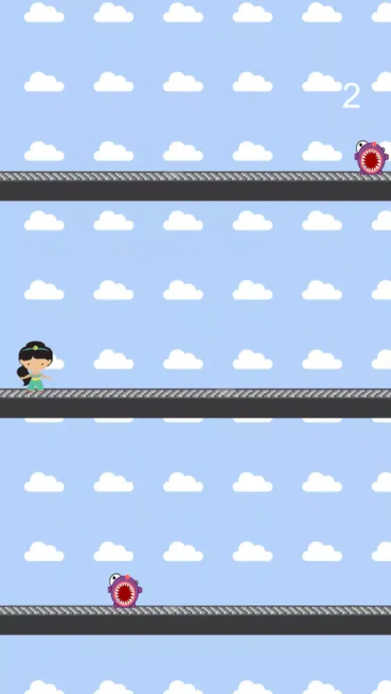 Genie Shimmer Jump vs Monster Screenshots