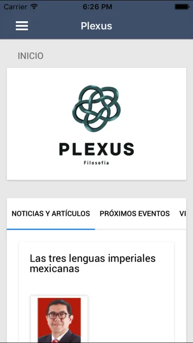 Screenshot di Plexus
