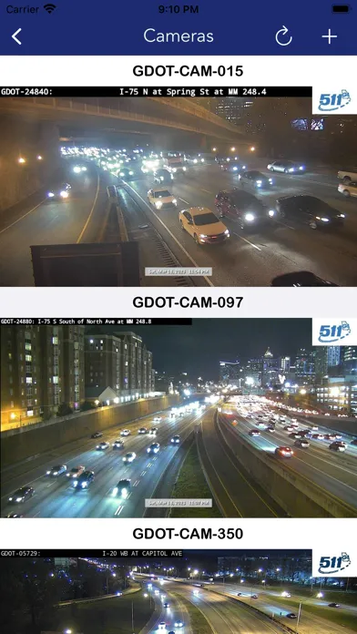 Tangkapan layar 511 Georgia Traffic Cameras