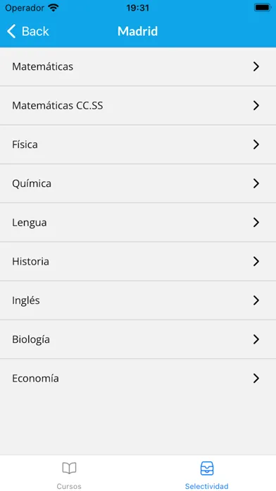 Capturas de pantalla de Clases de Apoyo