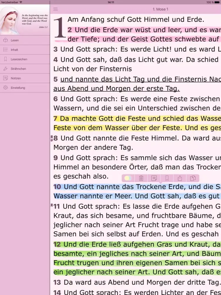 Die Luther Frauen-Bibel. The Women’s Audio Bible in German iPad 应用截图