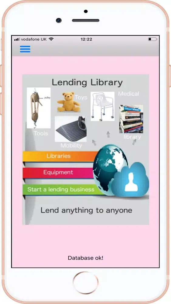 Tangkapan skrin Lending Library