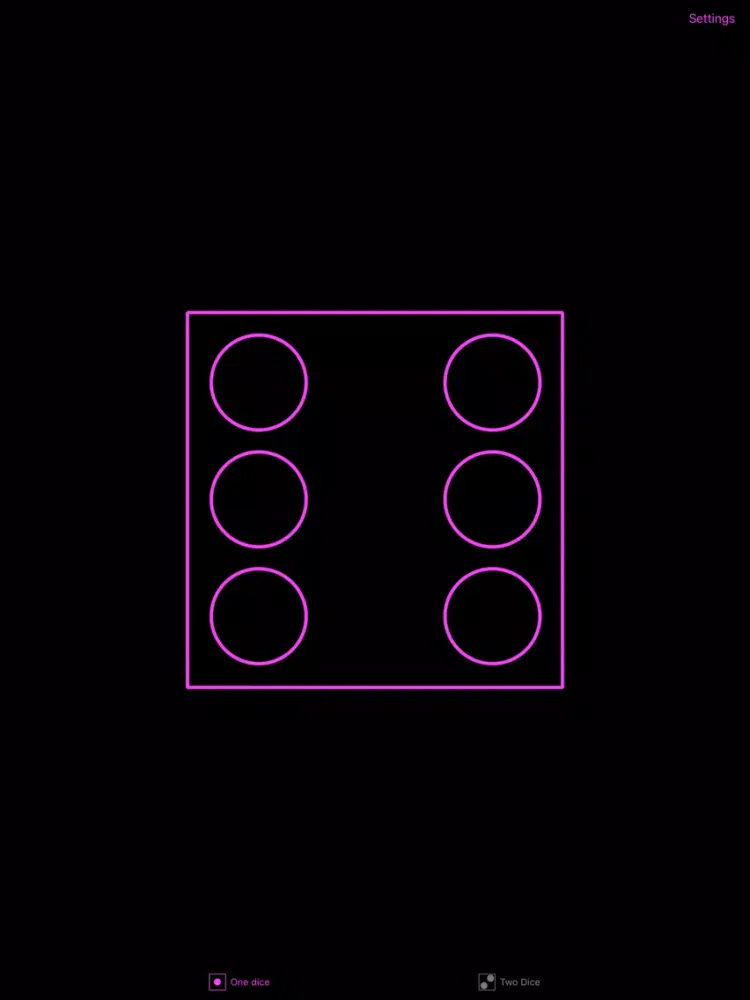 Screenshot di Throw the dice! iPad 