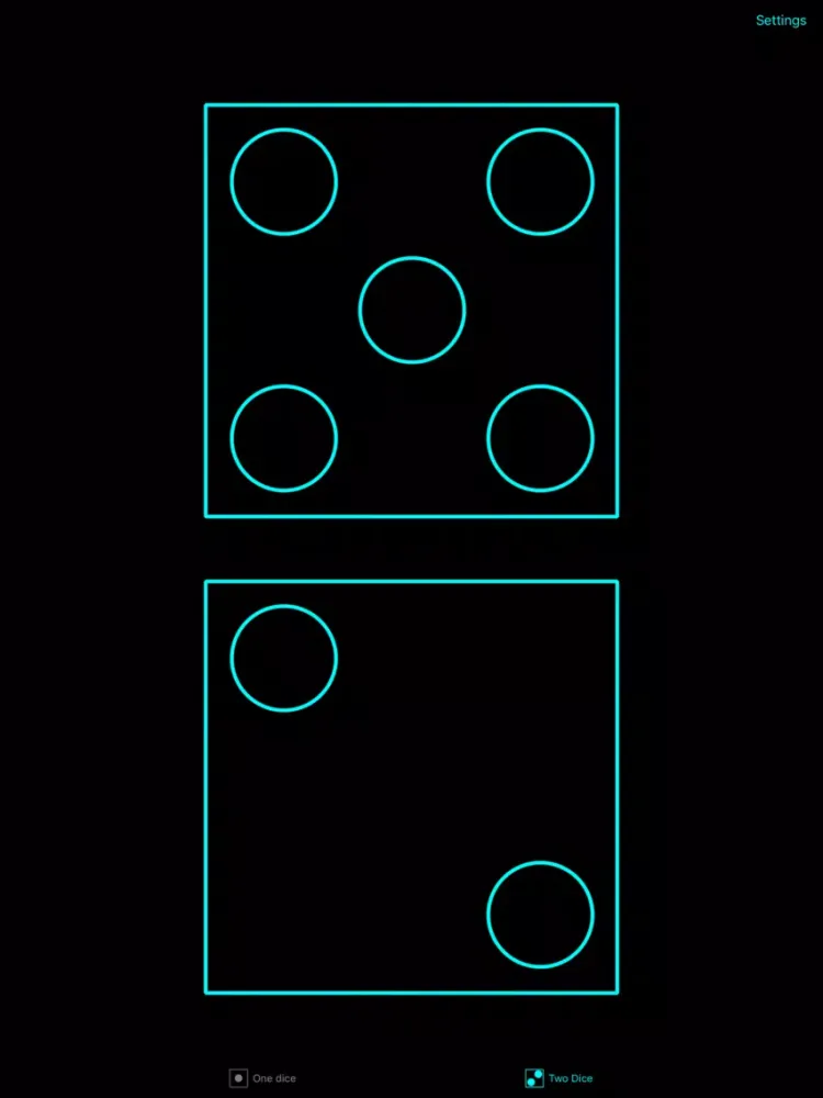 Screenshot di Throw the dice! iPad 
