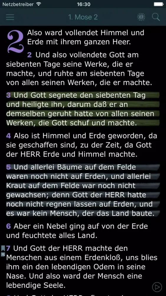 Tangkapan layar Luther Bibel (Holy Bible in German)